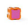 Modular Toy Storage Box: Orange/Pink Image 2