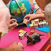 Modular Toy Storage Box Top: Orange/Pink Image 3