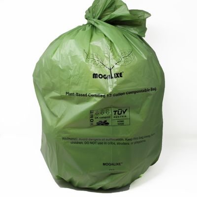 Mogalixe Compostable 13 Gallon Trash Bags Set of 200 Image 2