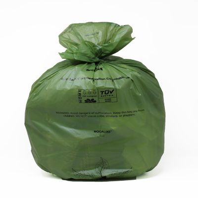 Mogalixe Compostable 5-8 Gallon Trash Bags Set of 400 Image 3