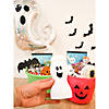 Molded Ghost Cups with Straws - 12 Pc. Image 2