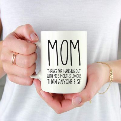 Mom Thanks for 9 Months Extra Mug Image 1