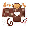 Monkey Valentine Card Holder Craft Kit - Makes 12 Image 1