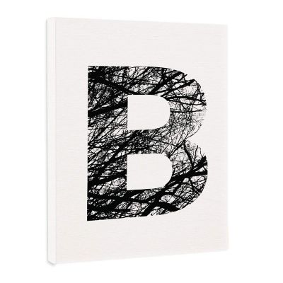 Monogram Tree Branch Art B 8.5x11in Image 1