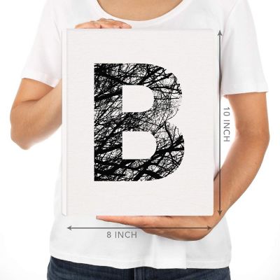 Monogram Tree Branch Art B 8.5x11in Image 2