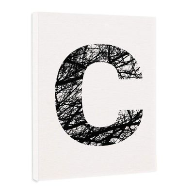 Monogram Tree Branch Art C 8.5x11in Image 1