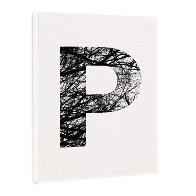 Monogram Tree Branch Art P 8.5x11in Image 1