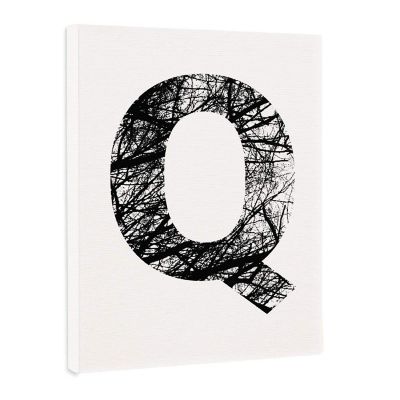 Monogram Tree Branch Art Q 8.5x11in Image 1
