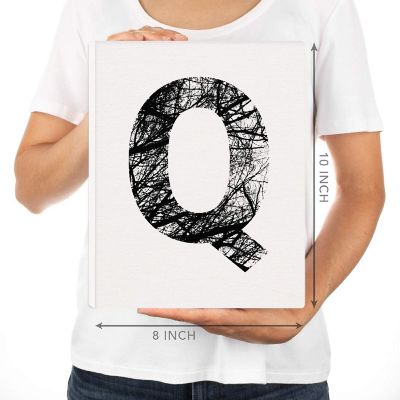 Monogram Tree Branch Art Q 8.5x11in Image 2