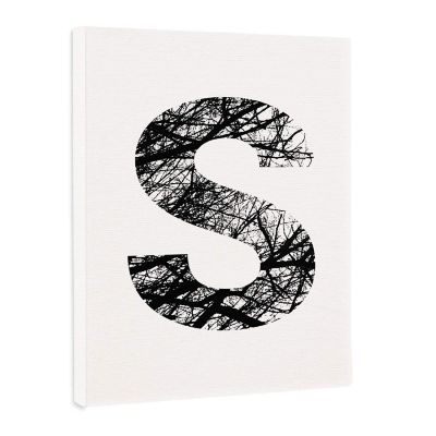 Monogram Tree Branch Art S 8.5x11in Image 1