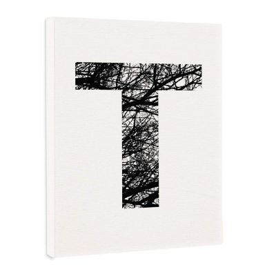Monogram Tree Branch Art T 8.5x11in Image 1