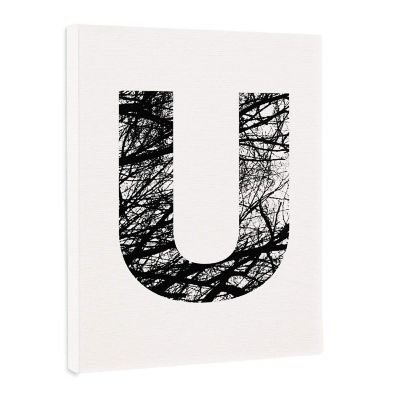Monogram Tree Branch Art U 8.5x11in Image 1