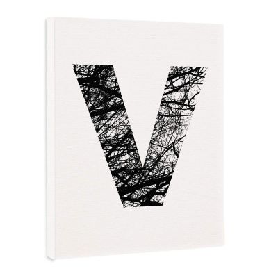 Monogram Tree Branch Art V 8.5x11in Image 1