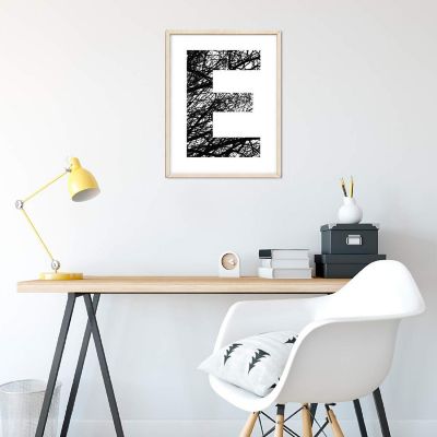 Monogram Tree Branch E 8.5x11in Image 2