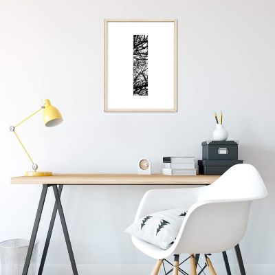 Monogram Tree Branch I 8.5x11in Image 2