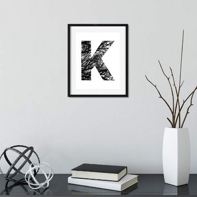 Monogram Tree Branch K 8.5x11in Image 3