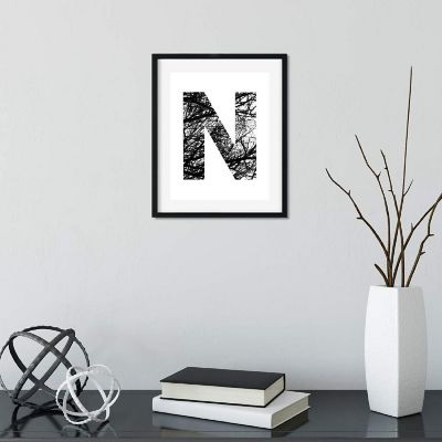 Monogram Tree Branch N 8.5x11in Image 3