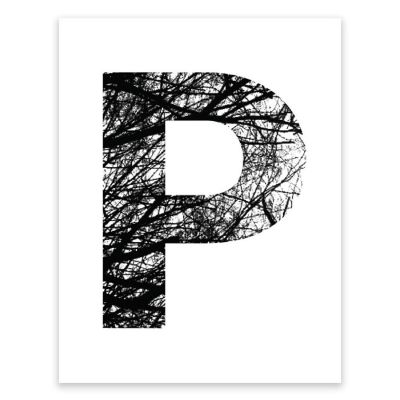 Monogram Tree Branch P 8.5x11in Image 1