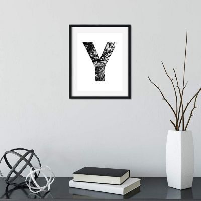 Monogram Tree Branch Y 8.5x11in Image 3