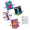 Monster Bendable Valentine Exchanges with Card for 24 Image 1