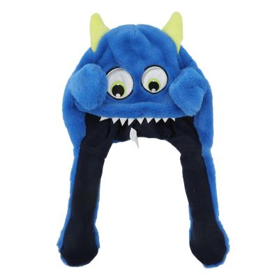 Monster Face Youth Blue Hat With 3D Moveable Arms Image 1