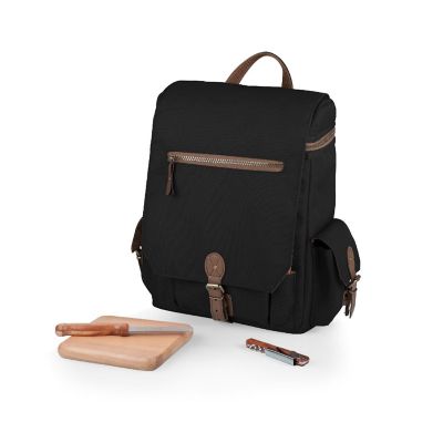 Moreno 3-Bottle Wine &amp; Cheese Tote - Black Image 1