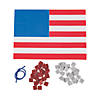Mosaic Flag Craft Kit- Makes 12 Image 1