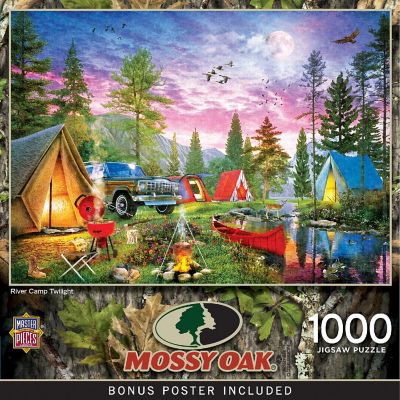 Mossy Oak - River Camp Twilight 1000 Piece Jigsaw Puzzle Image 1