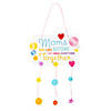 Mother&amp;#8217;s Day Button Mobile Craft Kit - Makes 12 Image 1