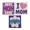 Mother&#8217;s Day Glitter Art Pictures - 12 Pc. Image 1