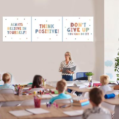 Motivational Classroom Banner 2PC 13x48 Image 1