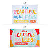 Motivational Classroom Tapestry & Doormat Kit - 2 Pc. Image 1