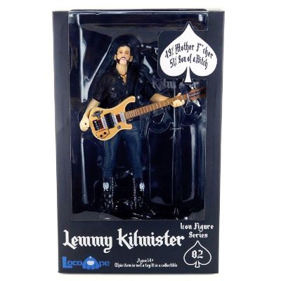 Motorhead Lemmy Kilmister Deluxe Figure Rickenbacker Guitar Eagle Image 2
