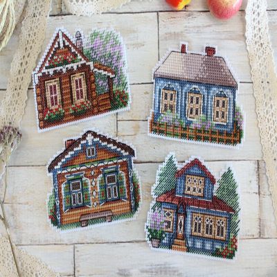 MP Studia - Houses. Magnets SR-706 Counted Cross Stitch Kit Image 3