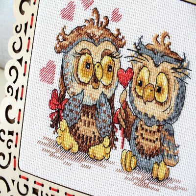 MP Studia - Love in the Air! SM-087  Counted Cross Stitch Kit Image 1