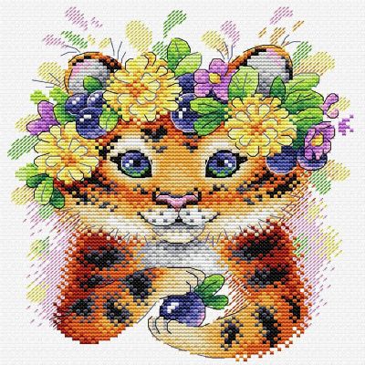 MP Studia - On a Summer Day SM-612  Counted Cross Stitch Kit Image 1