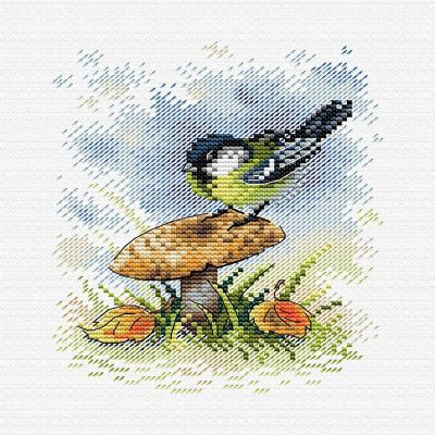 MP Studia - On the Mushroom Forest Edge SM-389  Counted Cross Stitch Kit Image 1