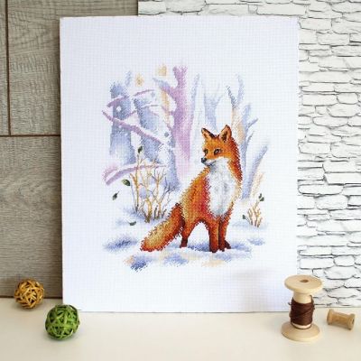 MP Studia - Winter Forest Mistress SNV-754 Counted Cross Stitch Kit Image 1