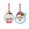 Mr. & Mrs. Claus Christmas Ornament Craft Kit - Makes 12 Image 1