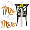 Mr. & Mrs. Sunflower Wedding Chair Decorating Kit - 4 Pc. Image 1
