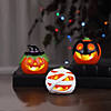 Mr. Halloween Illuminated Pumpkin Halloween Decorations - 3 Pc. Image 1