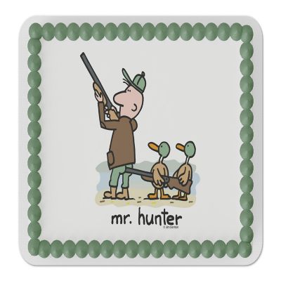 Mr. Hunter Edible Cake Topper for Quarter Sheet Cake Image 1