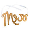 Mrs. Gold Calligraphy Chair Sign Image 1