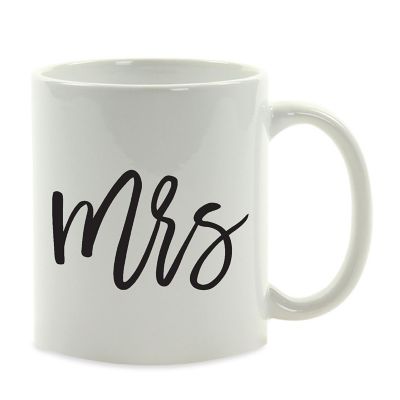 Mrs Black Calligraphy Ceramic Mug Image 2
