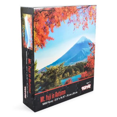 Mt. Fuji in Autumn Japanese Landmark 1000 Piece Jigsaw Puzzle Image 1