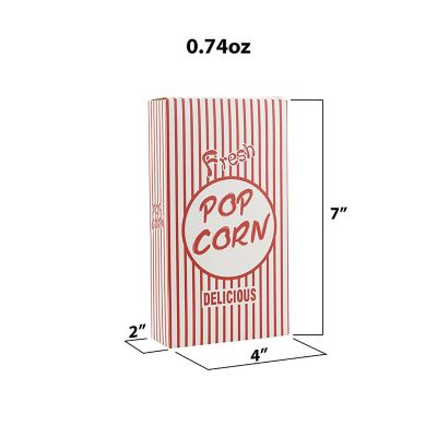 MT Products 0.74 oz Paperboard Popcorn Boxes / Popcorn buckets - Pack of 50 Image 1