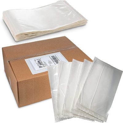 MT Products 5.5" x 10" Clear Envelope Pouch / Shipping Label Sleeves - Pack of 50 Image 1