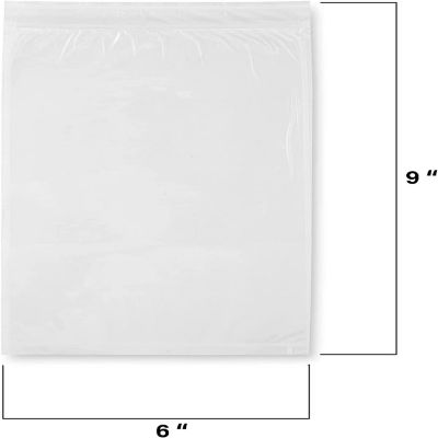 MT Products 6" x 9" Clear Envelope Pouch / Shipping Label Sleeves - Pack of 50 Image 1