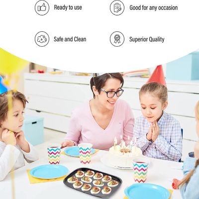 MT Products Disposable Deviled Egg Carrier with Clear Lids holds 12 Egg Halves - Set of 12 Image 2