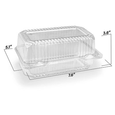 MT Products Plastic Containers/Small Takeout Containers with Lids - 20 Pieces Image 1